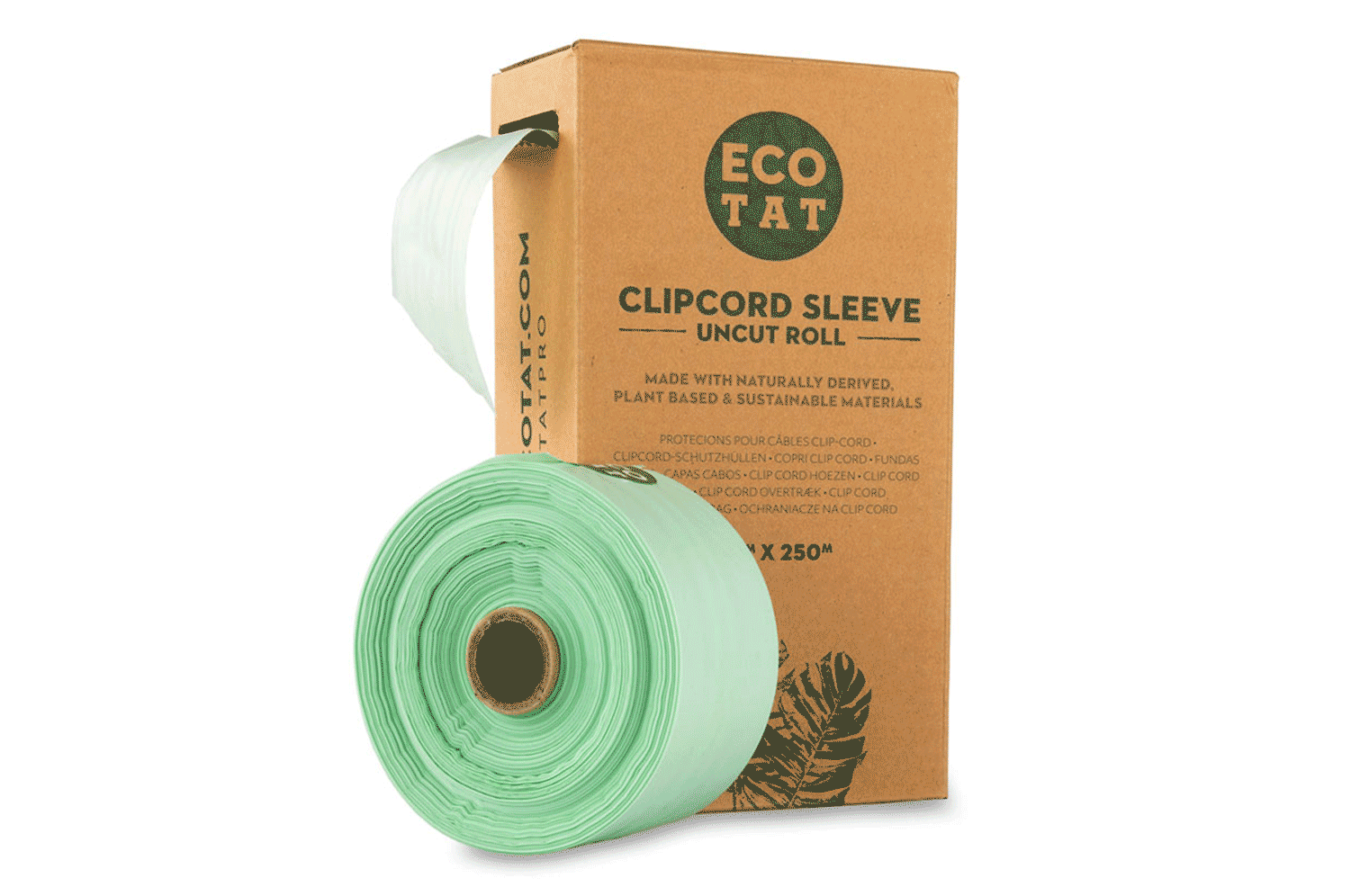 Eco friendly clipcord sleeve